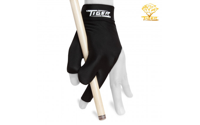 Перчатка Tiger-X Professional Billiard Glove черная левая XL