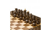Шахматы + нарды резные "Армянский Орнамент" 60 Haleyan