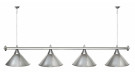 Лампа STARTBILLIARDS 4 пл., хром (плафоны хром,штанга хром,фурнитура хром,цепь 5,2 метра)